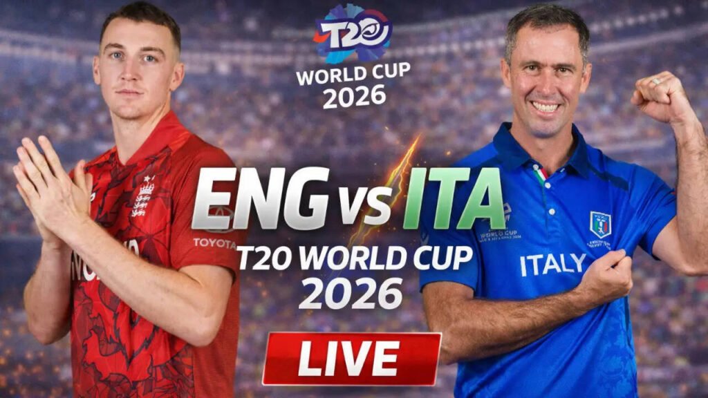 England Beat Italy in a High-Scoring T20 World Cup 2026 Thriller