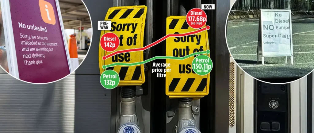 UK Fuel Crisis: Petrol Pumps Face 'Temporary Shortages' as Prices Break 150p Milestone