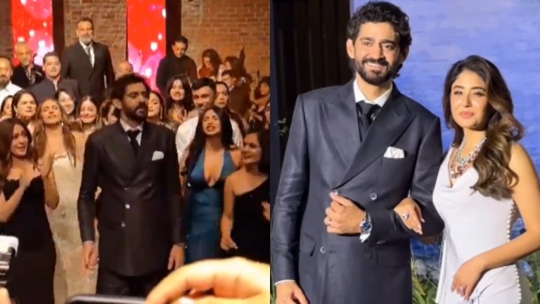 Newlyweds Kritika Kamra and Gaurav Kapur Dance to Mujhse Shaadi Karogi at Their Wedding Celebration