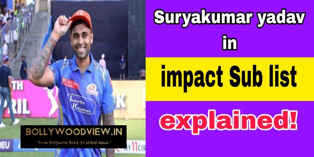 Mumbai Indians Named Suryakumar Yadav in Impact Sub List vs Kolkata Knight Riders (Tactical Move Explained)