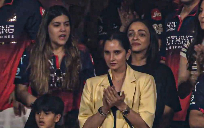 Sania Mirza in the Stands! Why the Tennis Queen is Cheering for RCB vs CSK at Chinnaswamy Tonight